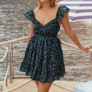 Hill House Lucia Dress in Midnight Garden